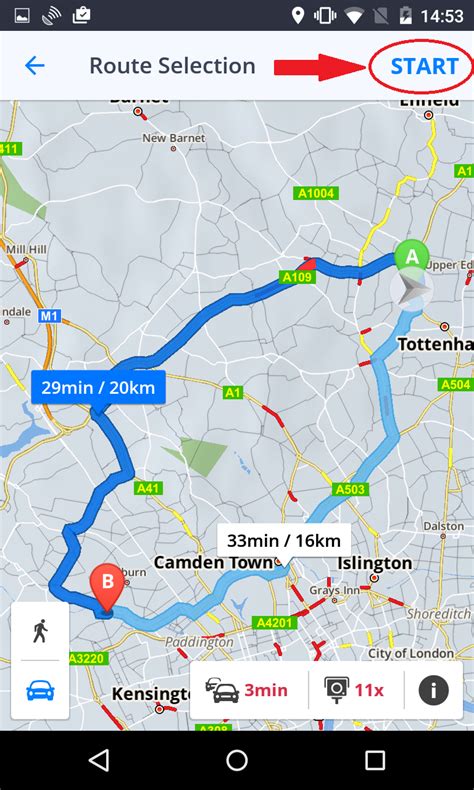 Navigating To An Address Sygic Gps Navigation For Android 16 4