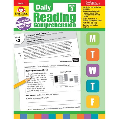 Grade 3 Daily Reading Comprehension Book By Evan Moor