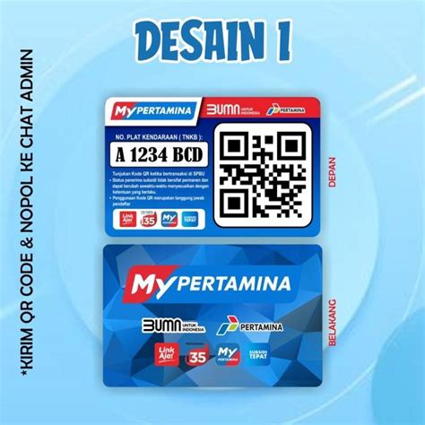 Jual Cetak Kartu My Pertamina Id Card My Pertamina Member Card