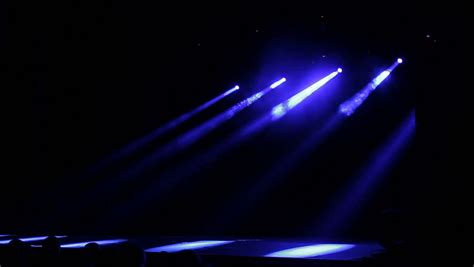 Colorful Bright Stage Lights In A Concert. Empty Stage At Concert With ...