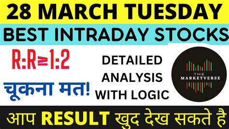 Best Intraday Stocks For Tomorrow 28 March 2023 Best Stocks To