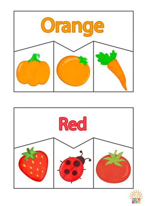 Printable Color Puzzles for Kids | Amax Kids