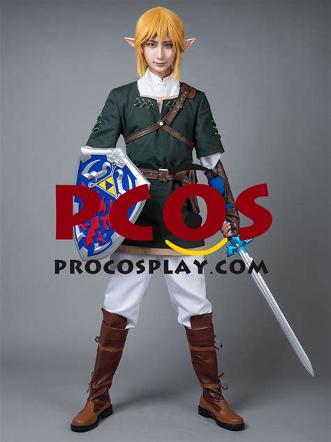 The Legend Of Zelda Twilight Princess Link Cosplay Costume Mp005623