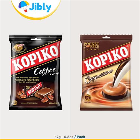 Kopiko Candy Coffee And Cappuccino Flavors 17g Packs Etsy