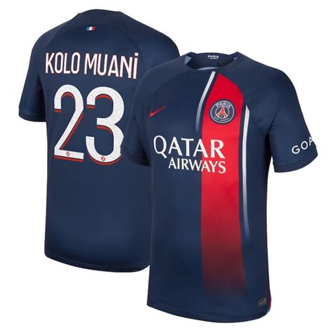 PSG Jersey 2023 2024 Home Kolo Muani | Foot Soccer Pro