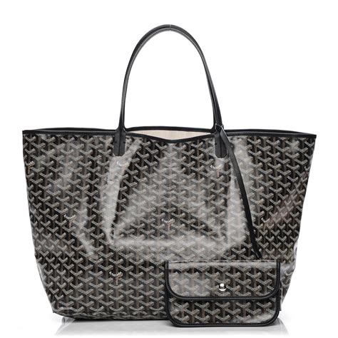 Goyard Goyardine Saint Louis Gm Black