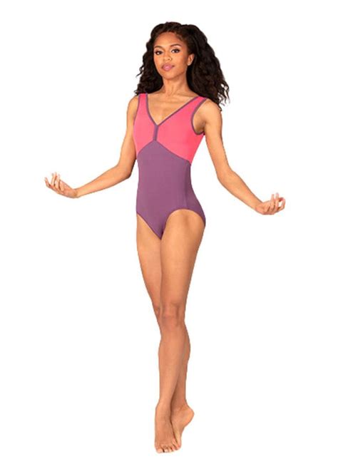 Mariia Me2102 V Neck Tank Leotard — Dancewear Corner