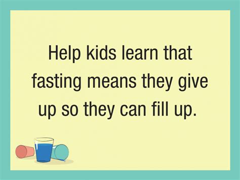 Fasting For Kids Lesson Deeper Kidmin