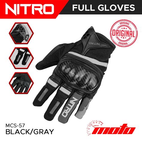 Authentic Nitro Gloves N 173 Shopee Philippines Atelier Yuwaciaojp