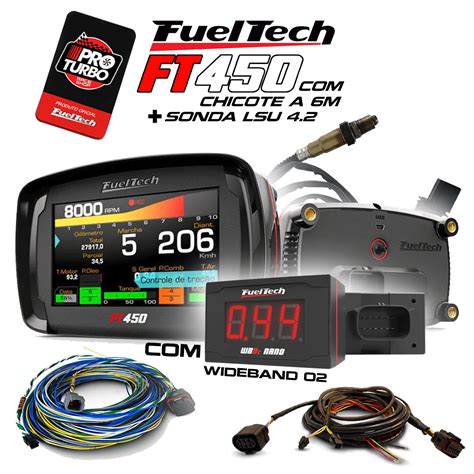 FUELTECH FT450 CHICOTE A 6M WIDEBAND O2 NANO CHICOTE