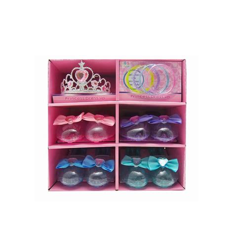 Little Girl Dress Up Princess Play Shoes Plastic Toy High Heels For