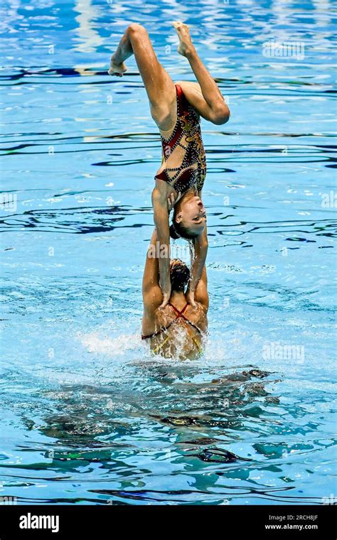 Fukuoka Japan Th July Team Canada Competes In The Acrobatic