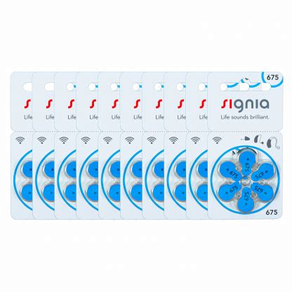 Buy Signia Hearing Aid Batteries Size Pack Of Strips