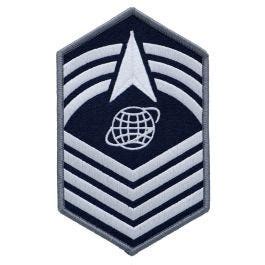 USSF Chief Master Sergeant Enlisted Insignia, Embroidered Full Color ...