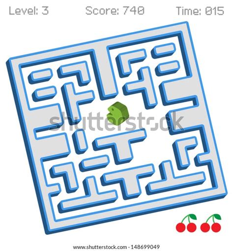 2 Pacman 2d Images, Stock Photos & Vectors | Shutterstock