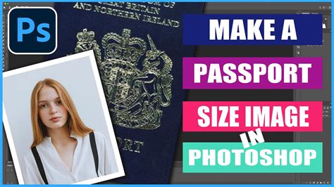 In Photoshop How To Make A Passport Size Photograph Photoshop