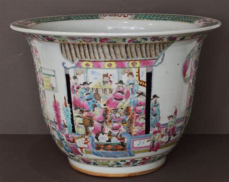 Proantic Grand Cache Pot En Porcelaine De Chine