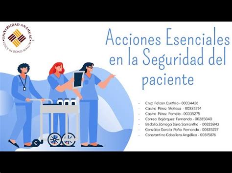 Acciones Esenciales En La Seguridad Del Paciente Calidad En Salud