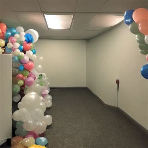 Photo Of The Backrooms With Balloons Stable Diffusion OpenArt