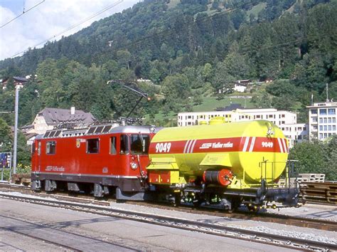 RhB Löschzug für GAUBÜNDEN TOURS 9229 von Landquart nach Disentis vom