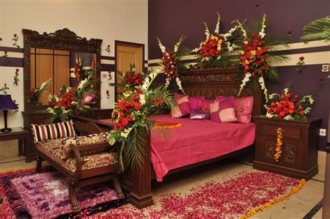 Wedding Room Decoration Ideas in Pakistan for Bridal Bedroom Images