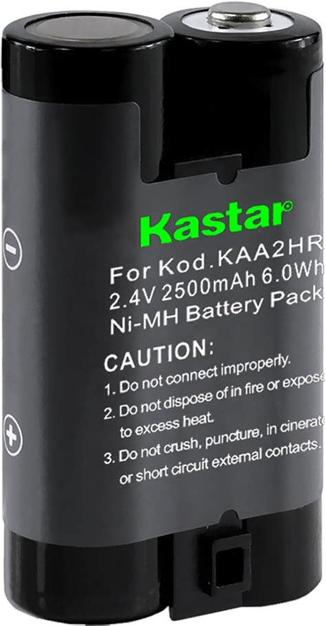 Amazon Kastar KAA2HR Battery 2 Pack For Kodak KAA2HR KAARDC