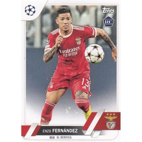 Offer Soccer Cards Enzo Fernández Rookie 2022 23 Topps Uefa Club