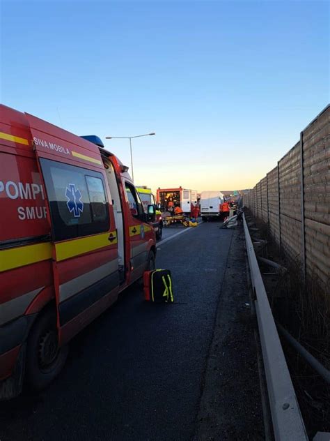 Updat Foto Accident Grav Pe Autostrada A Sensul Sibiu Sebe Dou