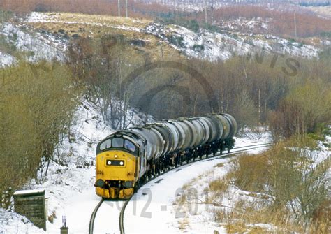 Rail Photoprints Class 37 0 37183 Y Crianlarichlower 130387 Jc015