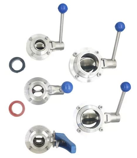 Sanitary Weld Butterfly Valve With Pull Handle Buy Sanitary Weld