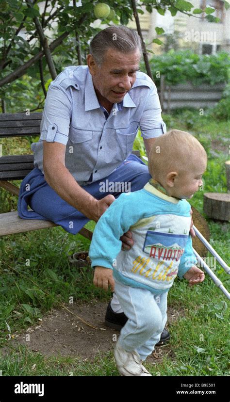 The best goalkeeper in the world Lev Yashin right with his grandson ...