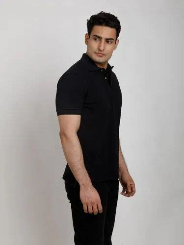 Cotton Plain Men Collar T Shirt Polo Neck At Rs 140 Piece In Delhi