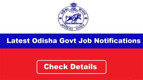 Odisha Govt Jobs Recruitment 2023 How To Apply Online For 69 070