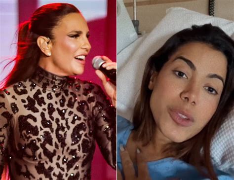 Internada Anitta Agradece Mensagem De Ivete Sangalo Na Farofa