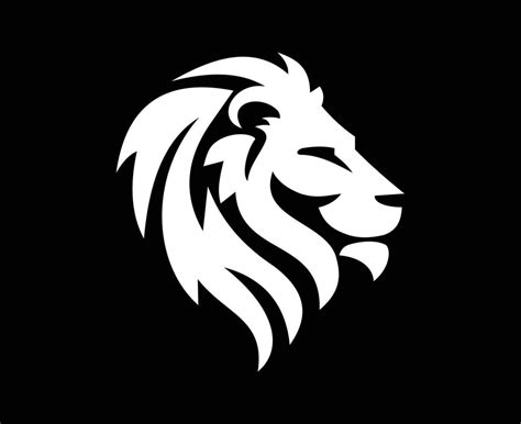 Fierce Lion Head Logo With Mane 8149354 Vector Art At Vecteezy