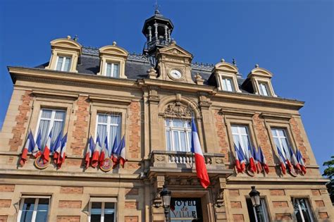 Maisons Laffitte France April 3 2017 The Town Hall Editorial Photo