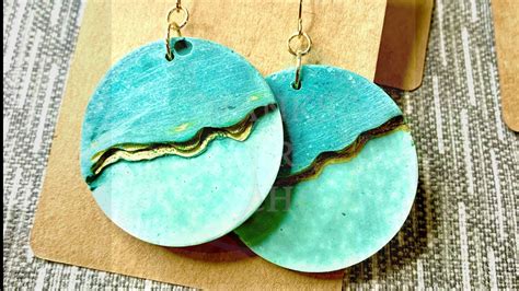 JESMONITE TUTORIAL Make Funky Turquoise Earrings With AC300 YouTube