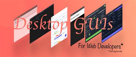 Desktop Guis For Web Developers Full Stack Stanley