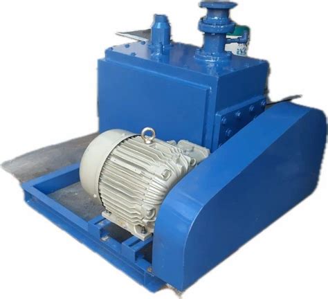 Double Stage Belt Drive Rotary Vane Pumps Oil Ring Vacuum Pump 5 HP