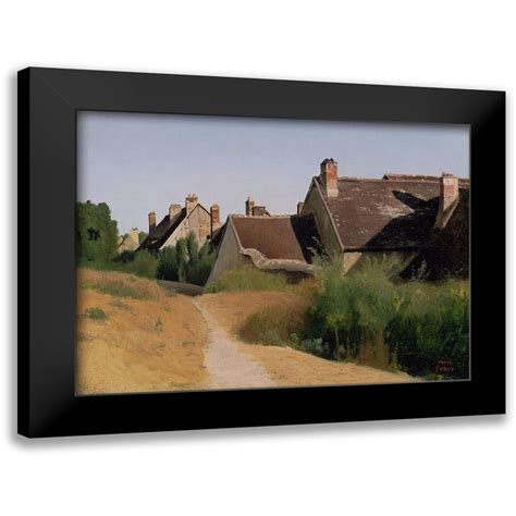 Corot Jean Baptiste Camille X Black Modern Framed Museum Art Print