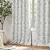 Amazon Jinchan Blackout Floral Curtains Inches Long