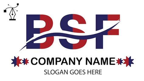 premium vector bsf letter logo