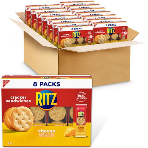 Buy Ritz Cheese Sandwich Crackers 112 Snack Packs 14 Boxes 6