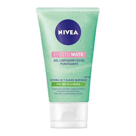 Gel Facial Limpiador Nivea Efecto Mate Purificante Para Piel Mixta Y