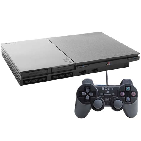 Console Sony PlayStation 2 Slim Preto PS2 Consoles Playstation 2 No