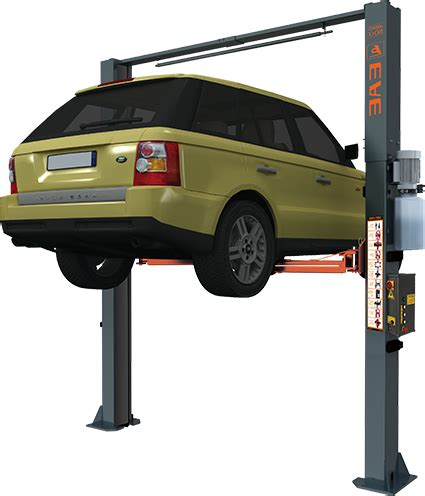 Ee C T E Electro Hydraulic Two Post Clear Floor Lift Automotive