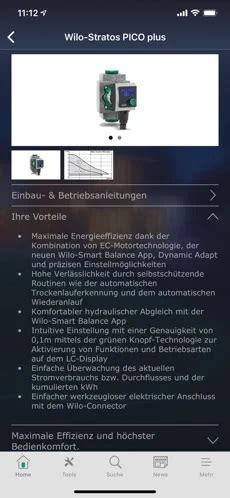 Wilo Assistent F R Heizungsumw Lzpumpen Iphone App Bibliothek