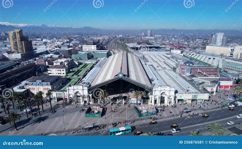 Downtown of Santiago Capital City of Chile South America Country. Stock ...