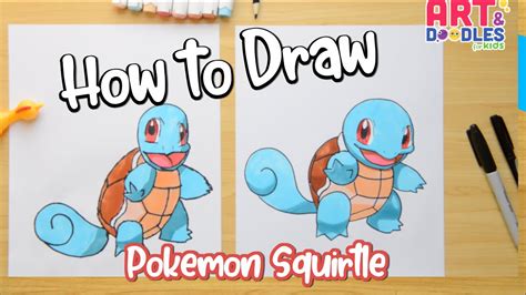 How To Draw Squirtle Pokemon Youtube