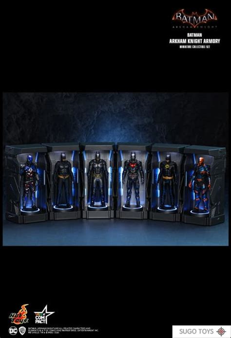 Hot Toys DC Batman Arkham Knight Batman Armory Miniature Set Sugo Toys Action Figures